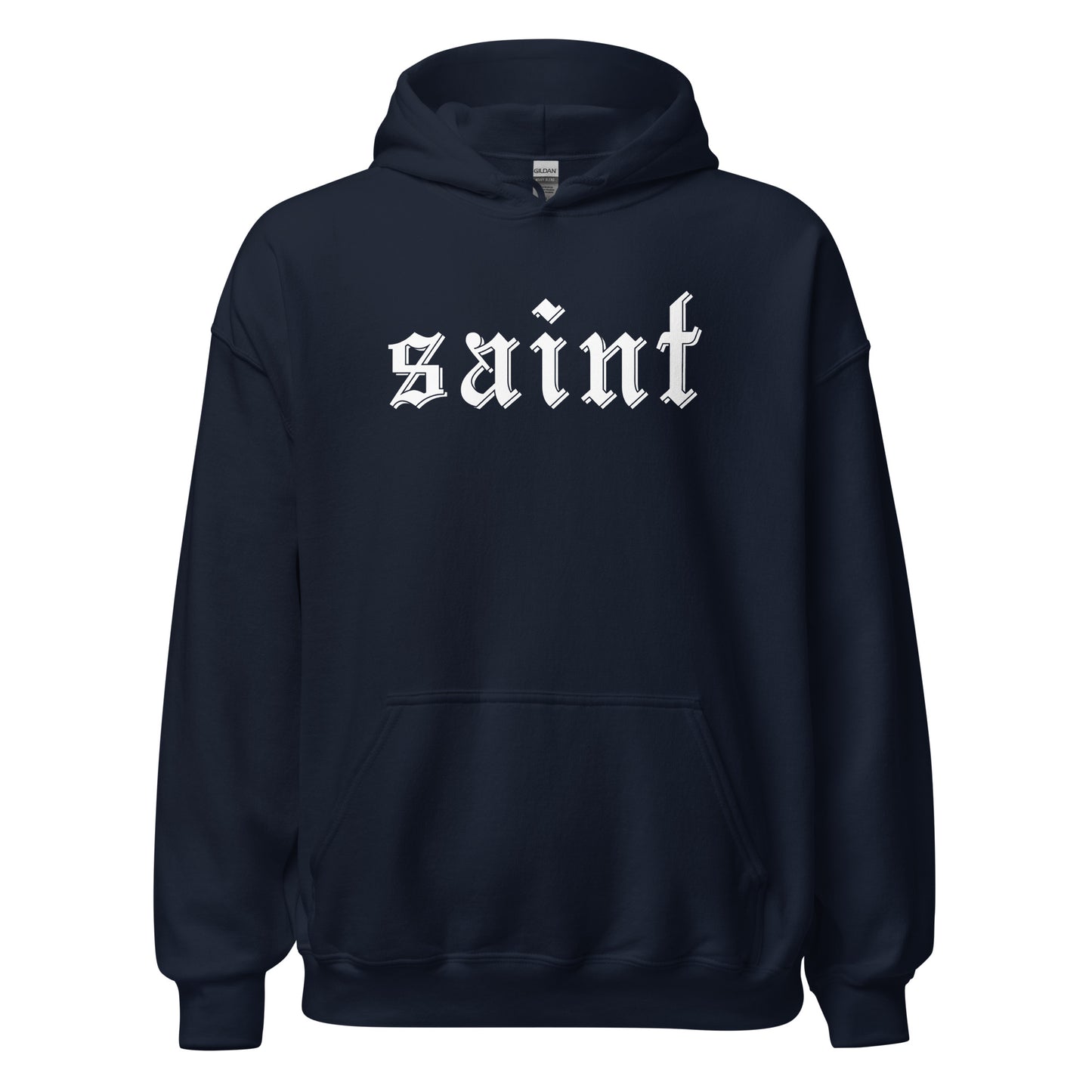 Saint Hoodie white letters