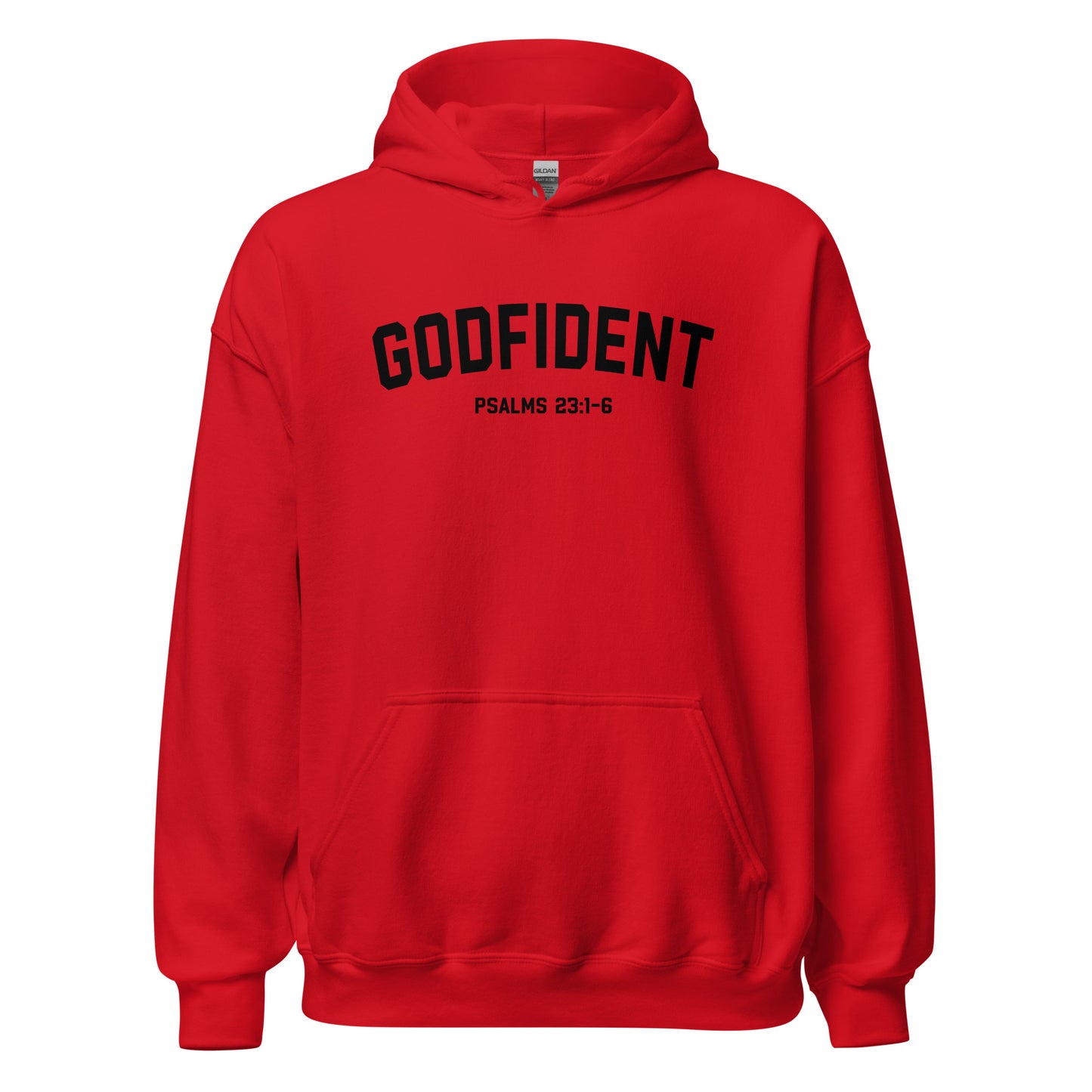 Godfident Hoodie black letters