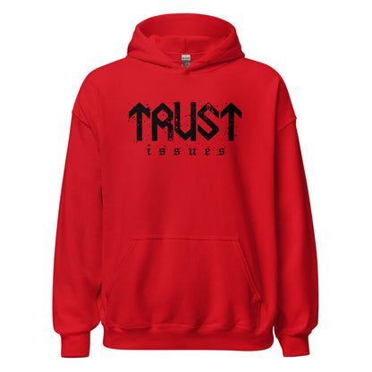 Trust Issues Hoodie black letters