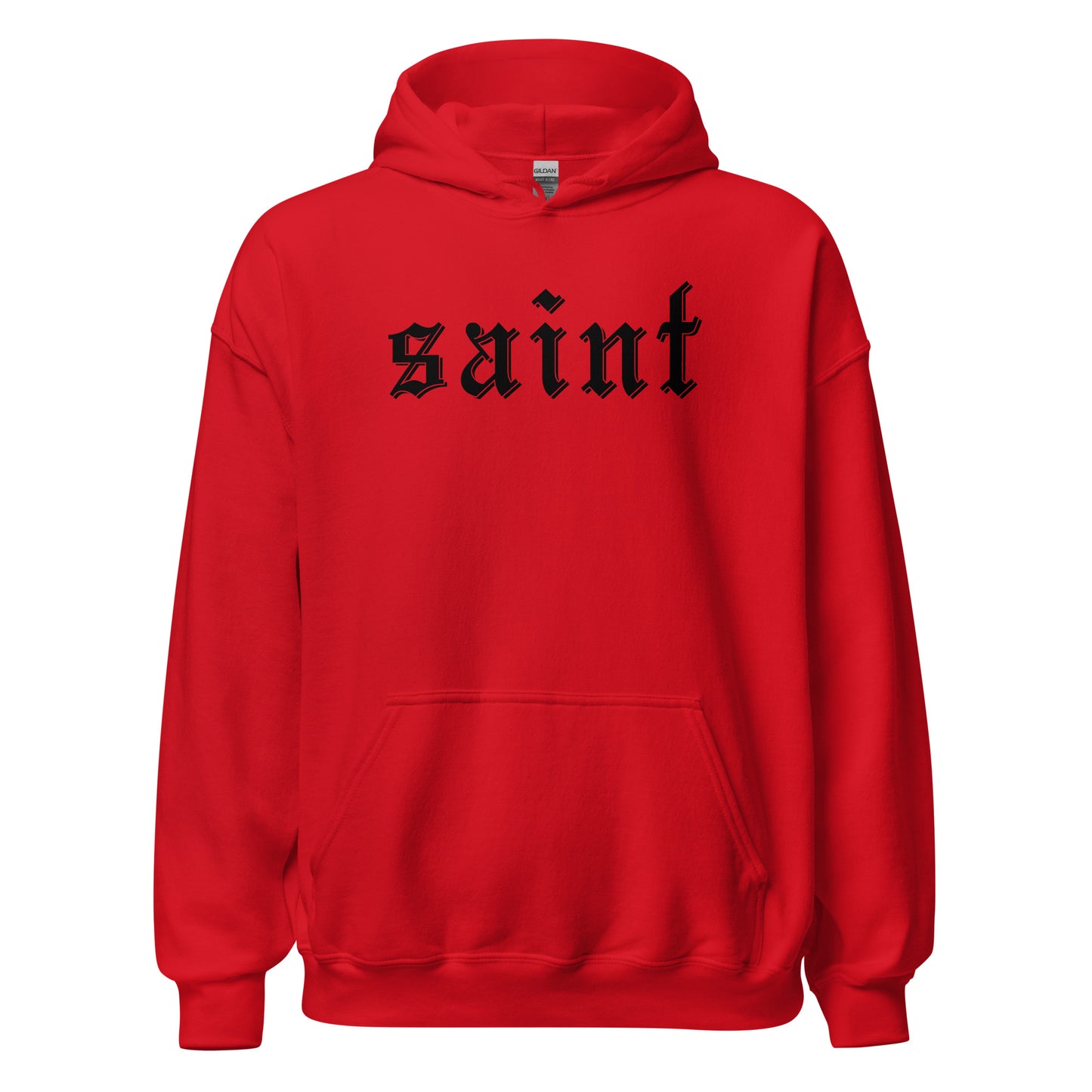 Saint Hoodie black letters