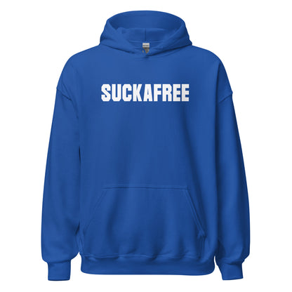 SUCKAFREE Hoodie white letters