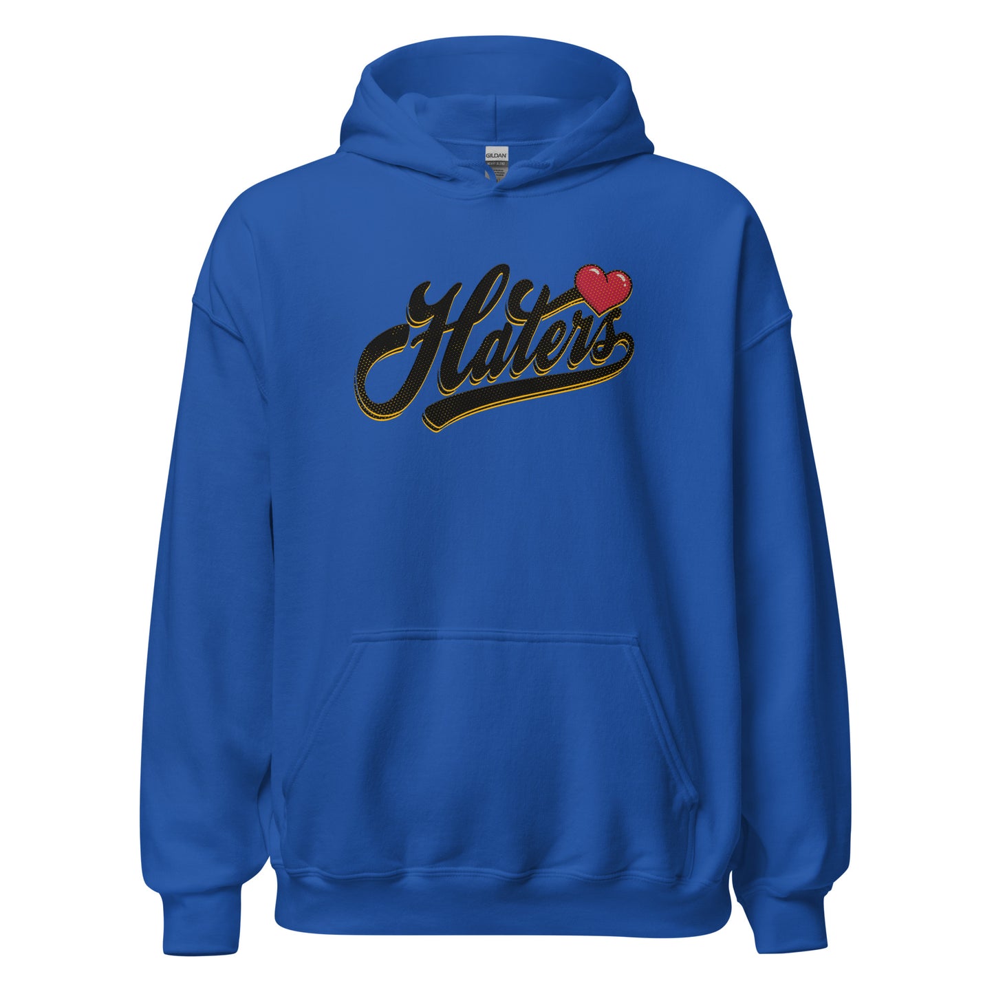 Haters Hoodie black letters