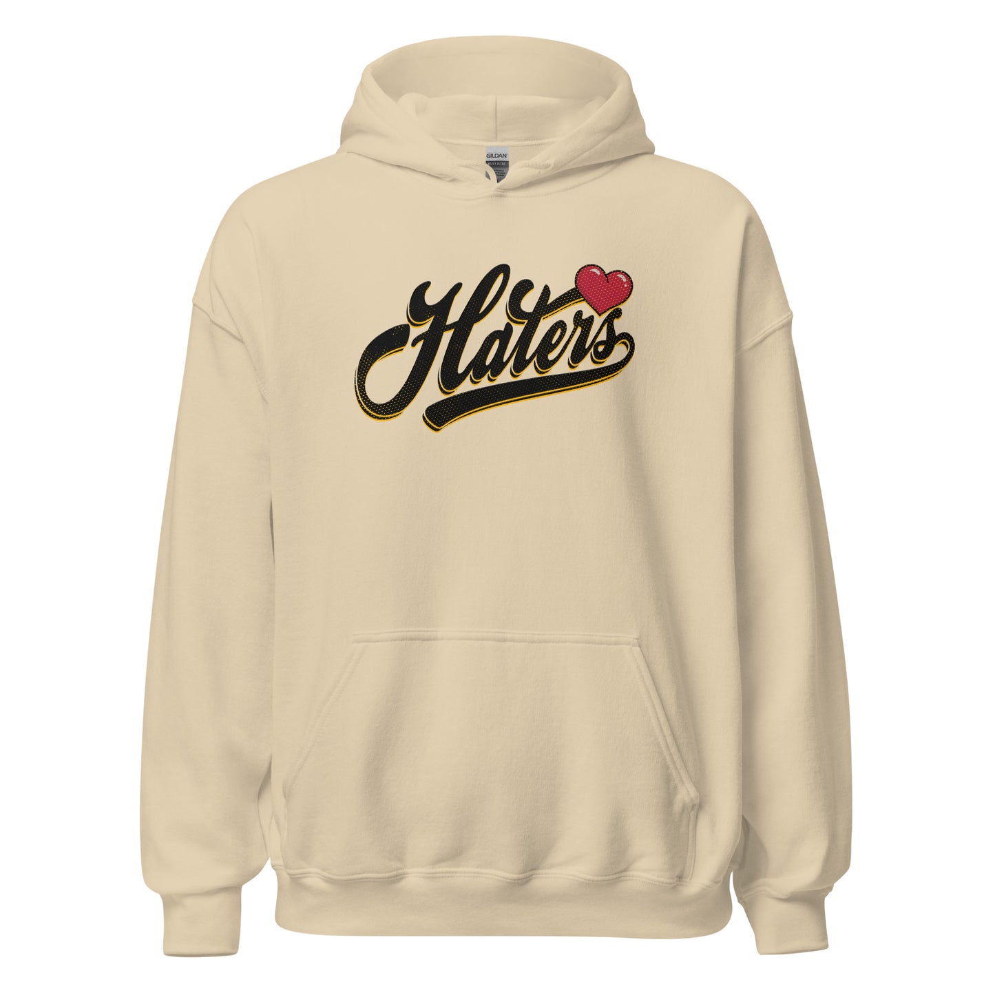 Haters Hoodie black letters