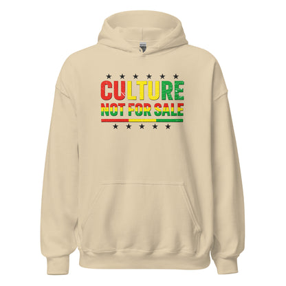 Culture Not For Sale Hoodie black stars