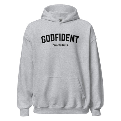 Godfident Hoodie black letters