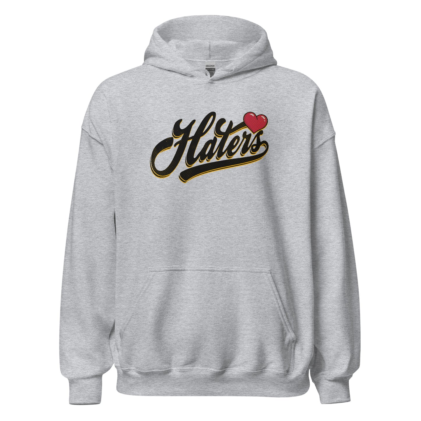 Haters Hoodie black letters