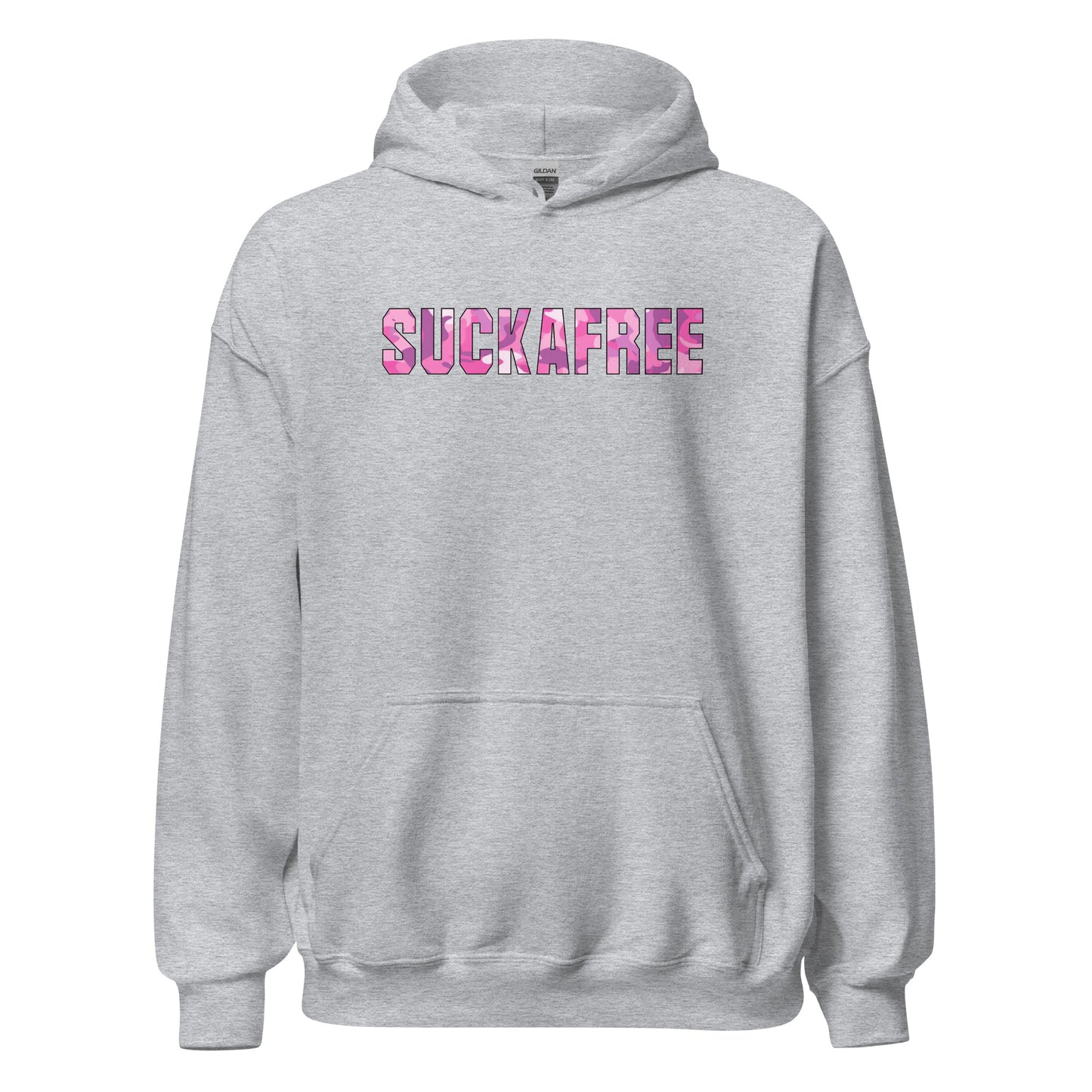 Suckafree Pink Camo Hoodie