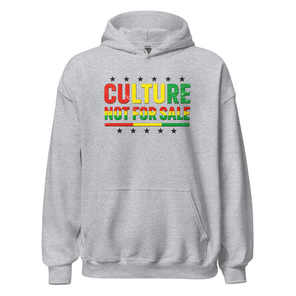 Culture Not For Sale Hoodie black stars