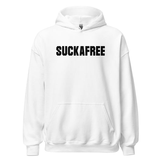 SUCKAFREE Hoodie black letters