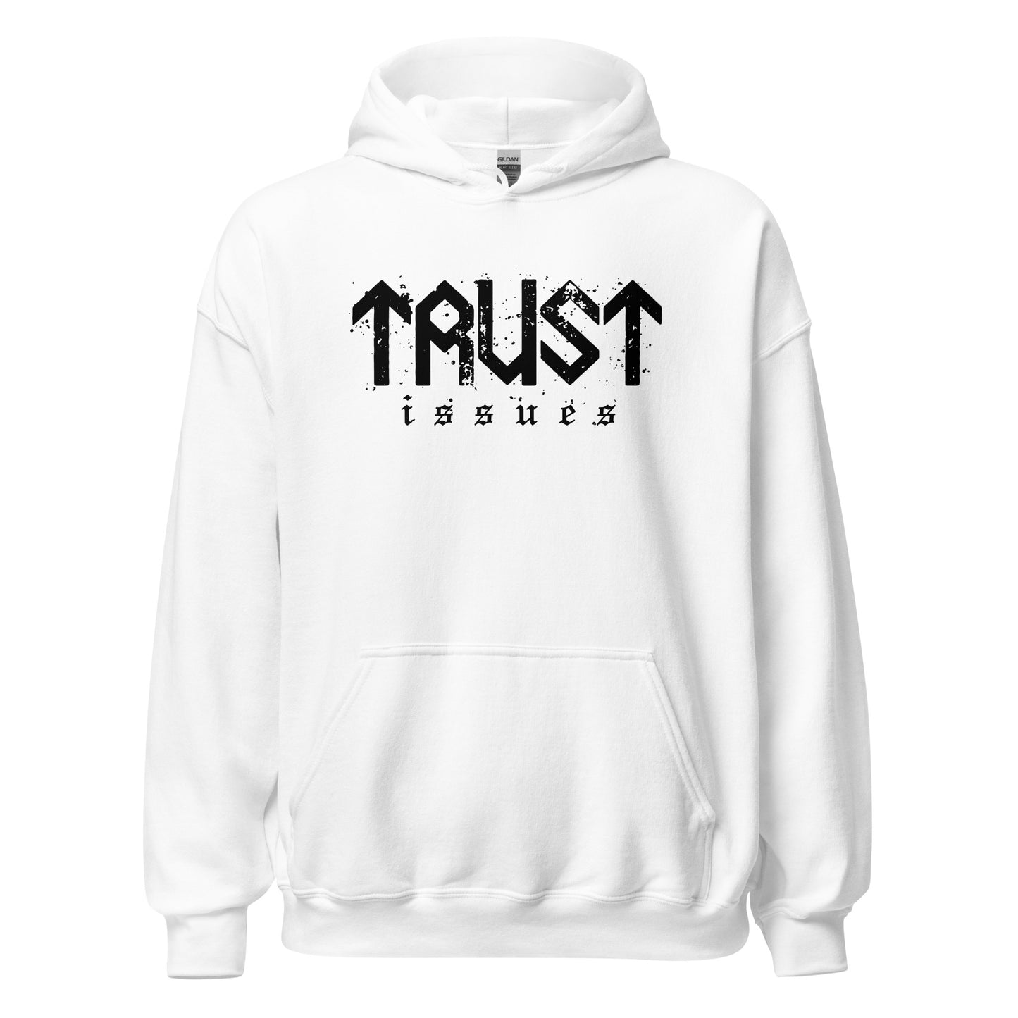 Trust Issues Hoodie black letters