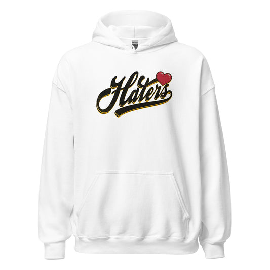 Haters Hoodie black letters